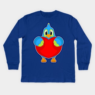 Parrot Heart Kids Long Sleeve T-Shirt